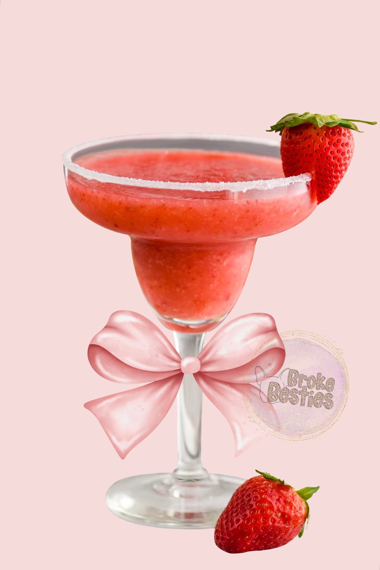 Preppy Pink Bow Beverages